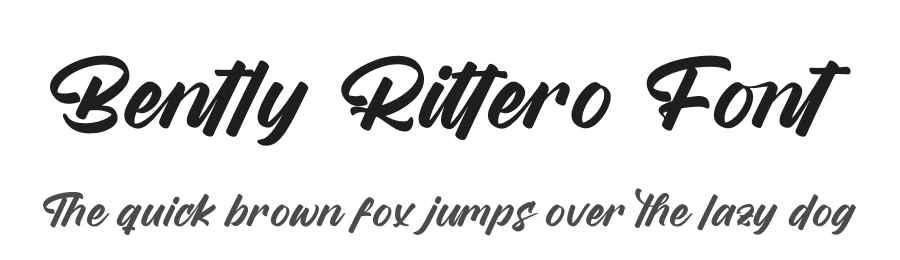 Bently Rittero Font by letterenastudios — Script Handwritten Font