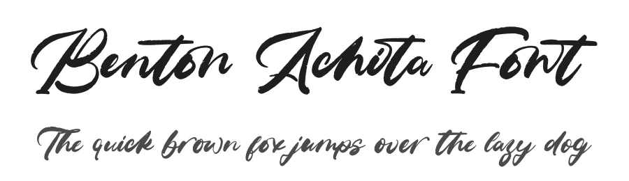 Benton Achita Font by letterenastudios — Script Handwritten Font