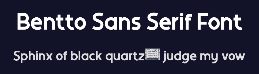 Bentto Sans Serif Font by twinletter — Sans Serif Font — thumbnail 2