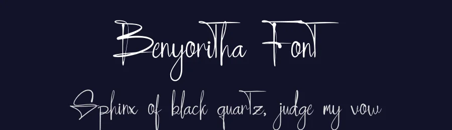 Benyoritha Font by Gracetypestudio — Script Handwritten Font — thumbnail 2