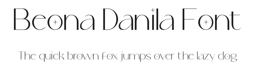 Beona Danila Font by nihstudio — Display Font