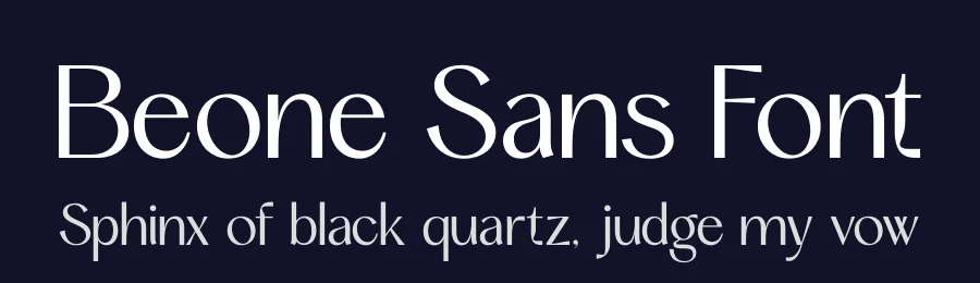 Beone Sans Font by saemoon creative — Display Font — thumbnail 2