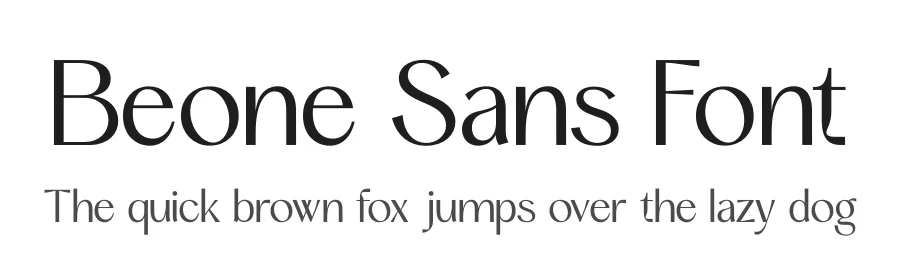 Beone Sans Font by saemoon creative โ Display Font