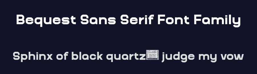 Bequest Sans Serif Font Family by twinletter — Sans Serif Font — thumbnail 2