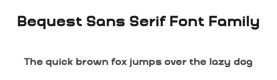 Bequest Sans Serif Font Family by twinletter — Sans Serif Font