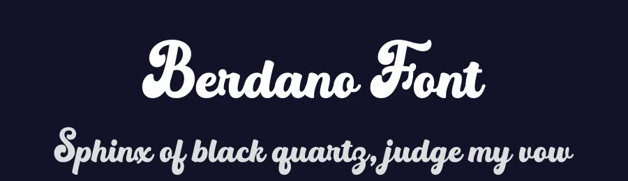 Berdano Font by Rantautype — Script Handwritten Font — thumbnail 2