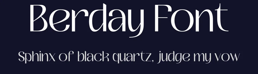 Berday Font by mixjpg — Serif Font — thumbnail 2