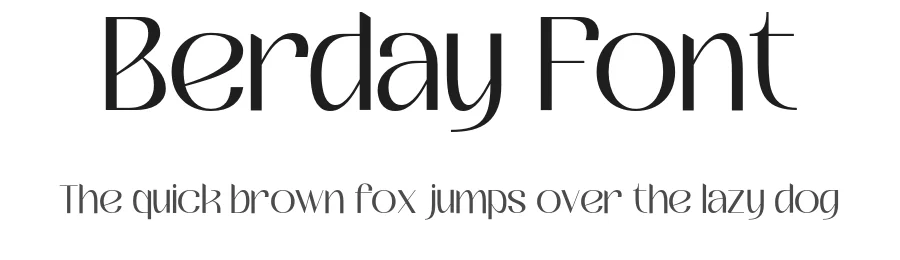 Berday Font by mixjpg — Serif Font
