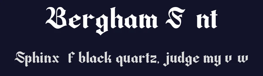 Bergham Font by Ragamkata — Display Font — thumbnail 2