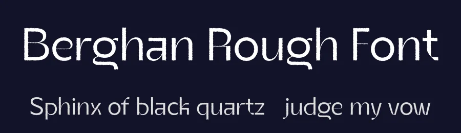 Berghan Rough Font by craftsupplyco — Display Font — thumbnail 2