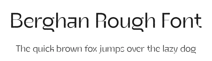 Berghan Rough Font by craftsupplyco — Display Font