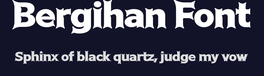 Bergihan Font by akbartype — Display Font — thumbnail 2