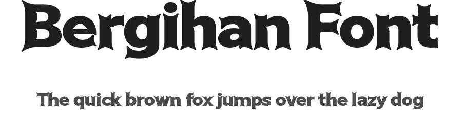 Bergihan Font by akbartype β Display Font