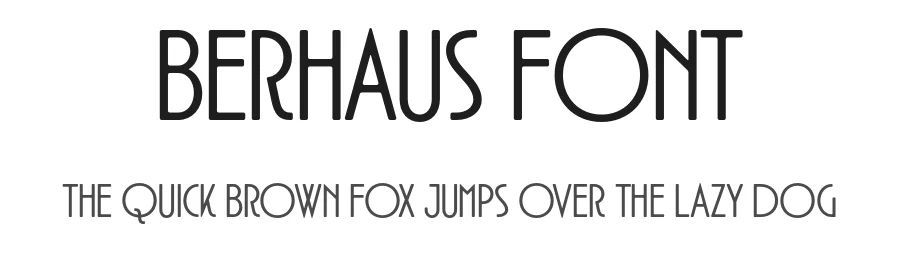 Berhaus Font by BrandSemut — Sans Serif Font