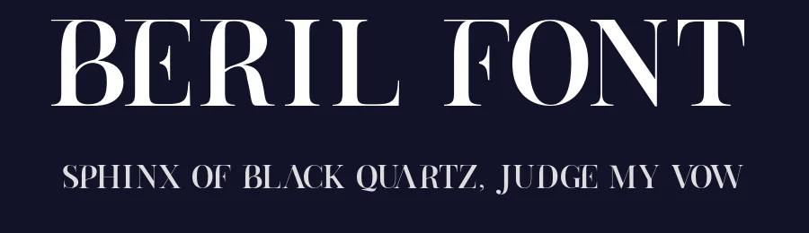 Beril Font by Vroz Studio — Serif Font — thumbnail 2