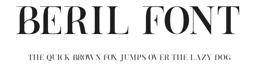 Beril Font by Vroz Studio — Serif Font