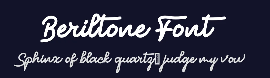 Beriltone Font by makaryo — Decorative Font — thumbnail 2