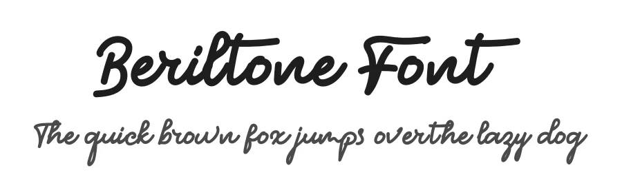 Beriltone Font by makaryo — Decorative Font