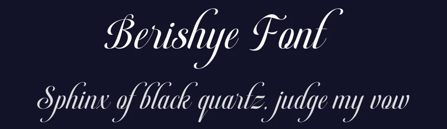Berishye Font by timelesstype.co — Display Font — thumbnail 2