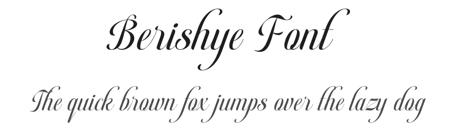 Berishye Font by timelesstype.co — Display Font
