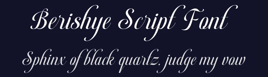 Berishye Script Font by timelesstype.co — Display Font — thumbnail 2
