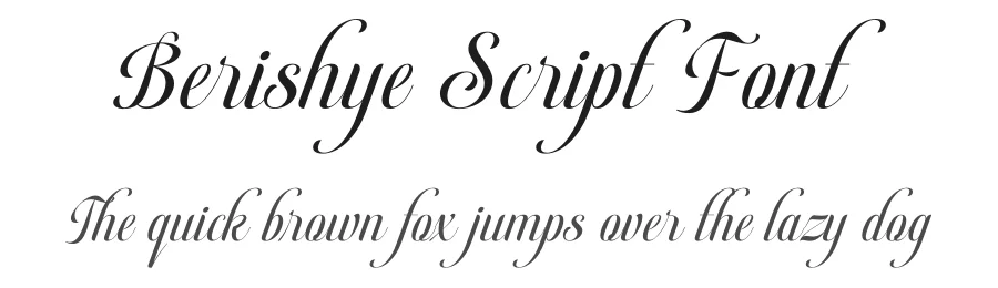 Berishye Script Font by timelesstype.co — Display Font