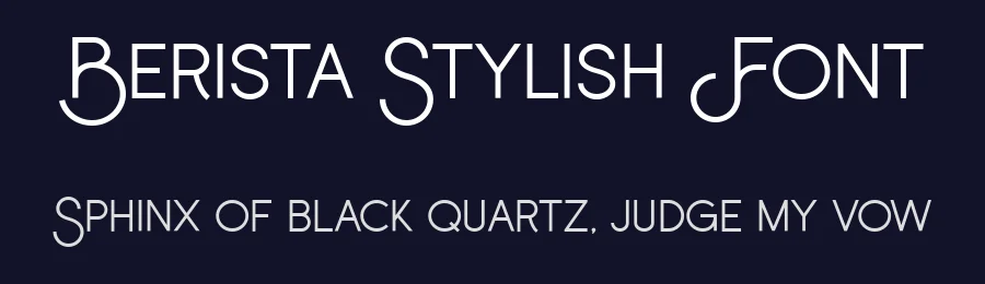 Berista Stylish Font by Typebae — Sans Serif Font — thumbnail 2