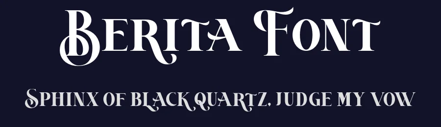 Berita Font by Aluyeah Studio — Serif Font — thumbnail 2
