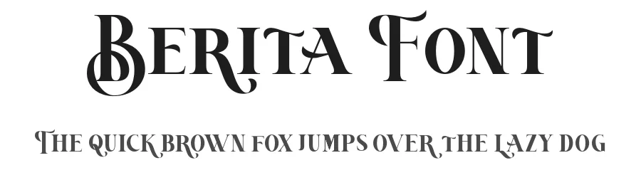 Berita Font by Aluyeah Studio — Serif Font