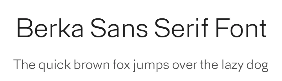 Berka Sans Serif Font by Wahyu and Sani Co. — Sans Serif Font