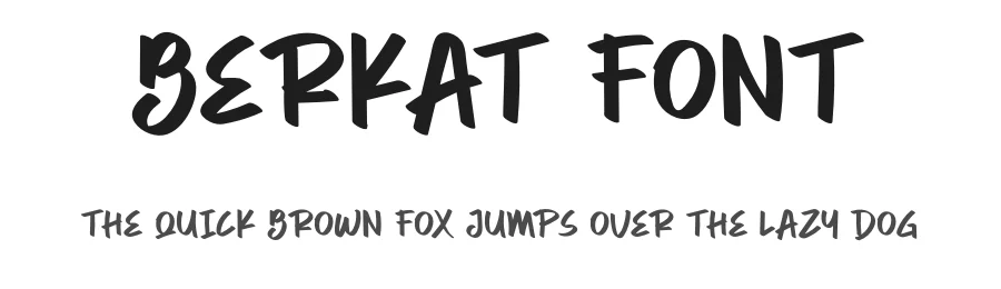 Berkat Font by didiksaputra โ Script Handwritten Font