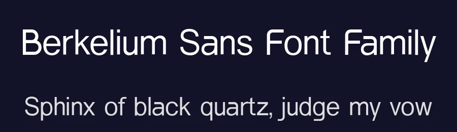 Berkelium Sans Font Family by UICreative — Decorative Font — thumbnail 2