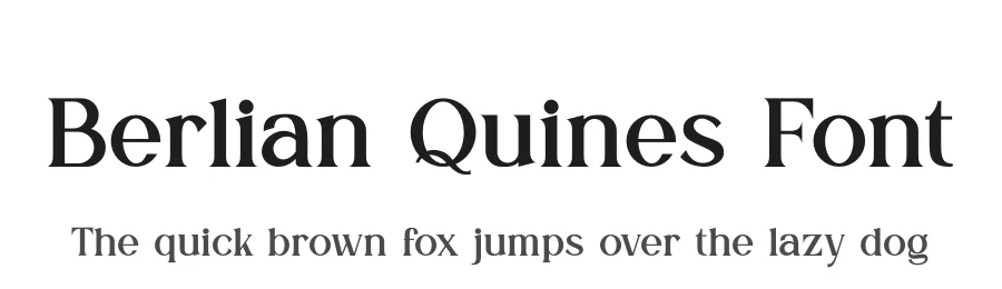 Berlian Quines Font by SlideShoot — Serif Font
