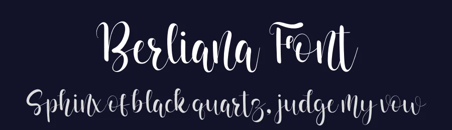 Berliana Font by YanStudio — Script Handwritten Font — thumbnail 2