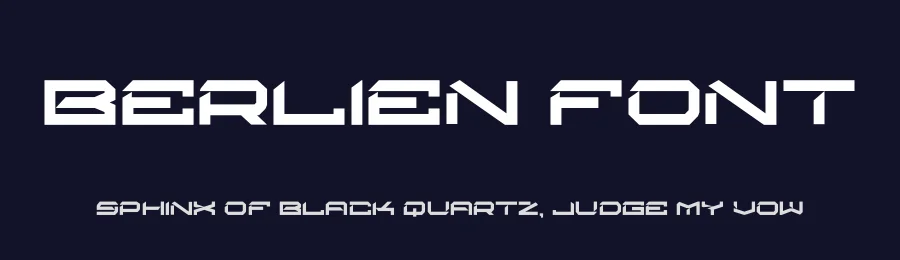 Berlien Font by hayoyuka8 — Display Font — thumbnail 2