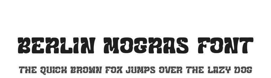 Berlin Mogras Font by SlideShoot — Display Font