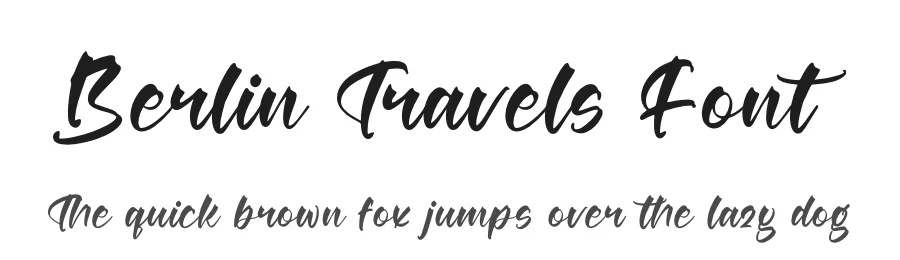 Berlin Travels Font by stylishtype.co — Script Handwritten Font