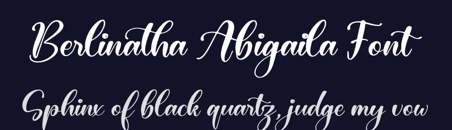 Berlinatha Abigaila Font by letterfabric — Script Handwritten Font — thumbnail 2