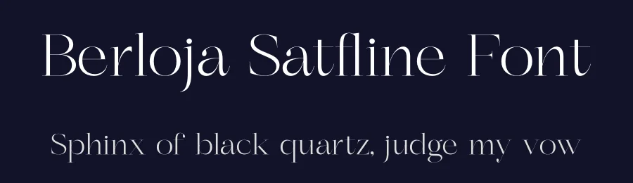 Berloja Satfline Font by letterenastudios — Serif Font — thumbnail 2