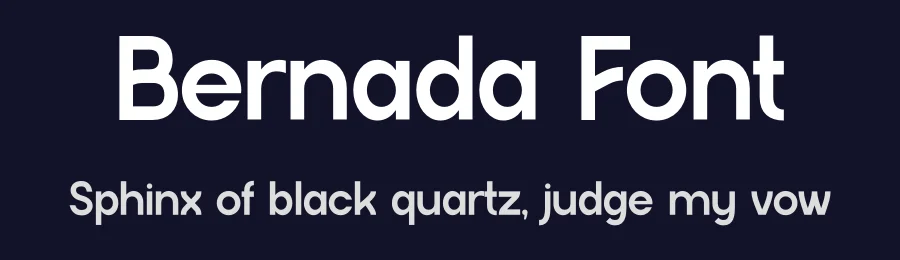 Bernada Font by Skytroopas — Sans Serif Font — thumbnail 2