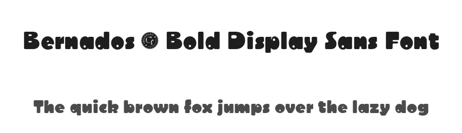 Bernados – Bold Display Sans Font by Creatifontstudios — Decorative Font