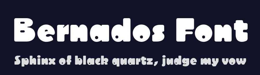 Bernados Font by Creatifont Studios — Display Font — thumbnail 2