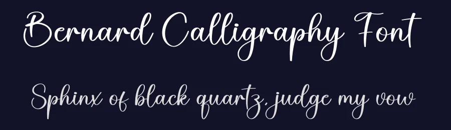 Bernard Calligraphy Font by creativeletter — Script Handwritten Font — thumbnail 2