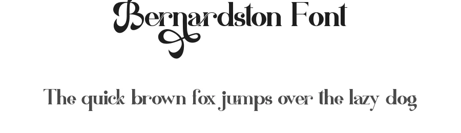 Bernardston Font by noahtype — Display Font
