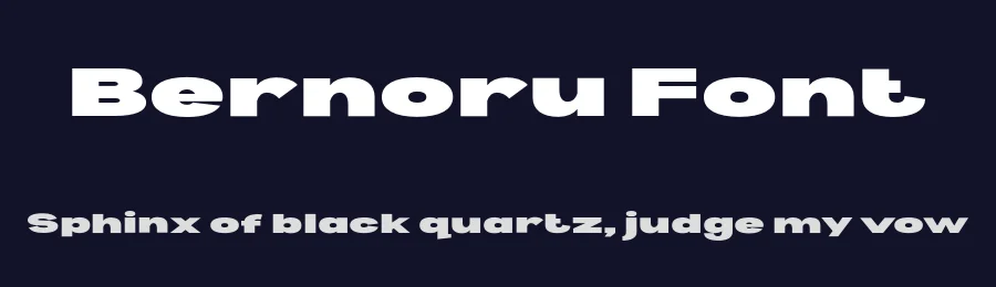 Bernoru Font by grahampaterson — Sans Serif Font — thumbnail 2