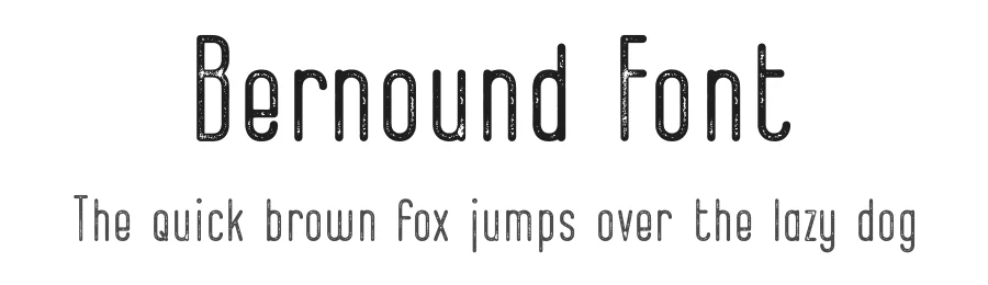 Bernound Font by 38.lineart — Sans Serif Font