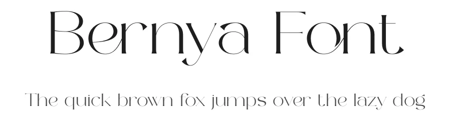 Bernya Font by SURATMI — Decorative Font