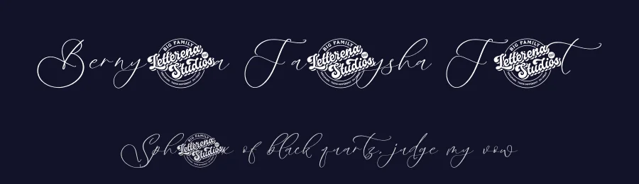 Bernyota Fallysha Font by letterenastudios — Script Handwritten Font — thumbnail 2