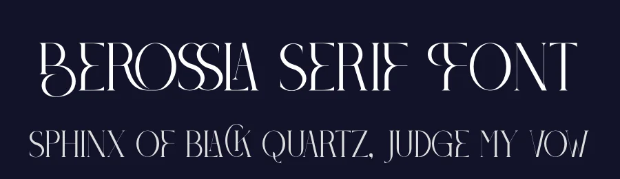 Berossla Serif Font by Storytype — Serif Font — thumbnail 2