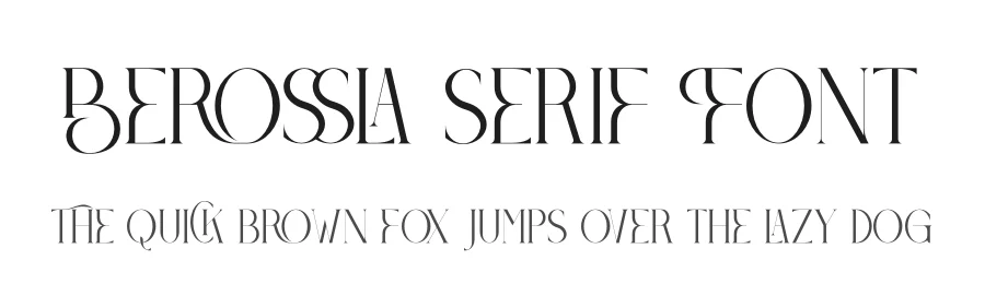 Berossla Serif Font by Storytype — Serif Font